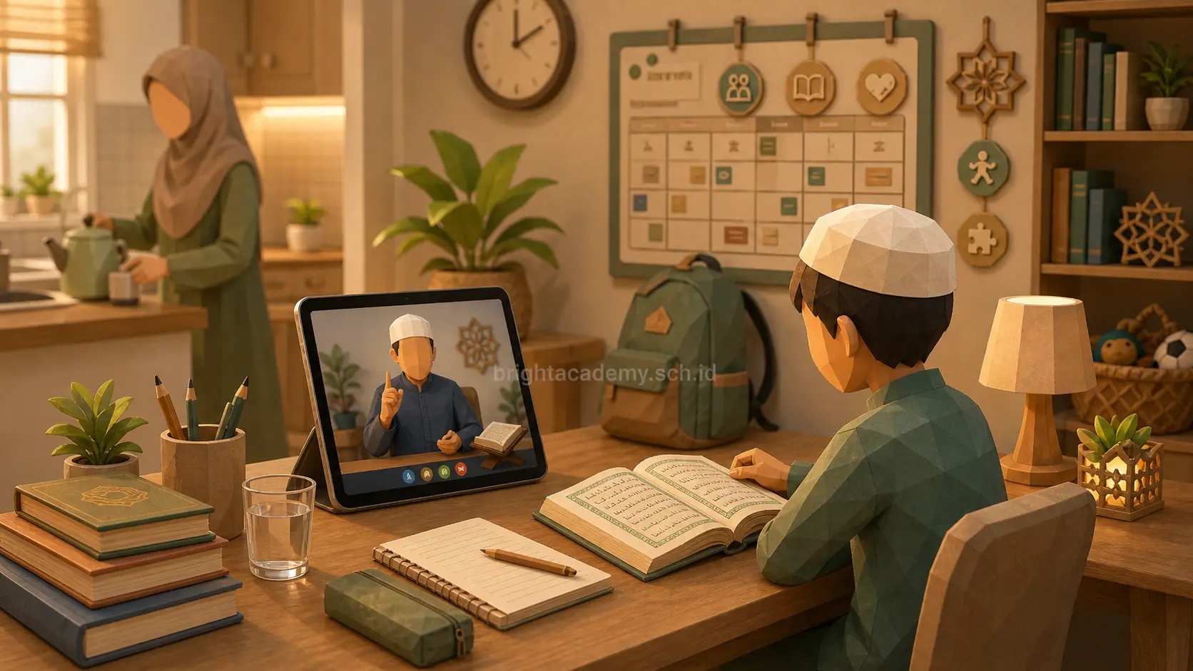 Anak pemalu lebih berani bertanya dalam private ngaji online untuk anak
