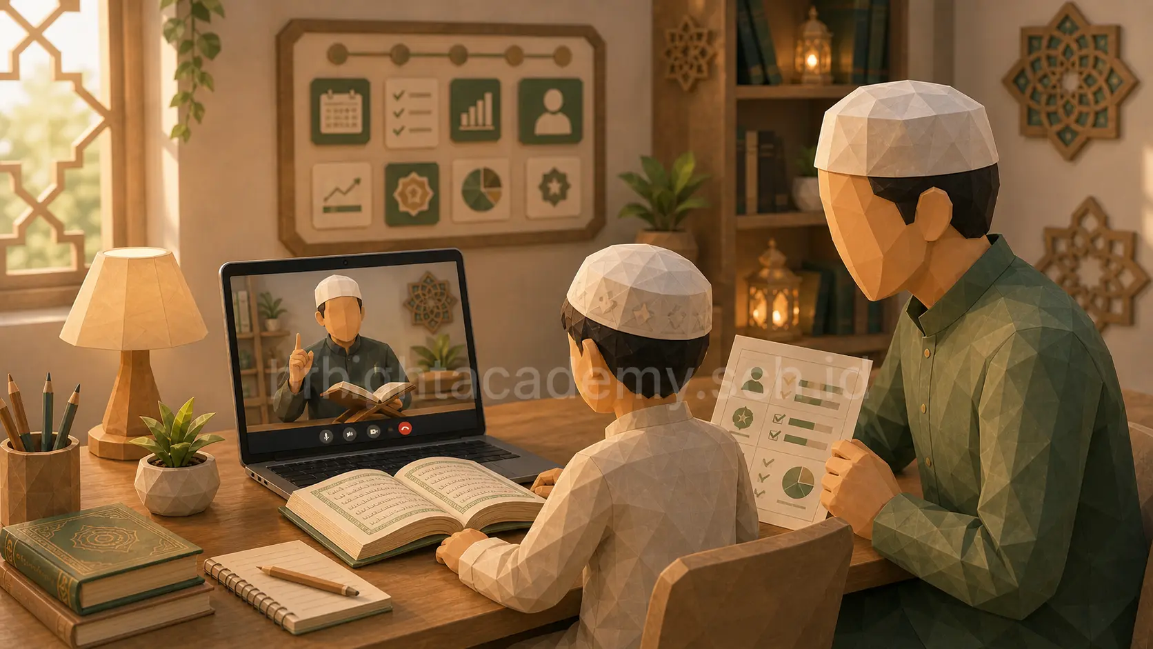 Metode kelas mengaji quran online untuk pemula dari huruf hijaiyah sampai Al-Quran