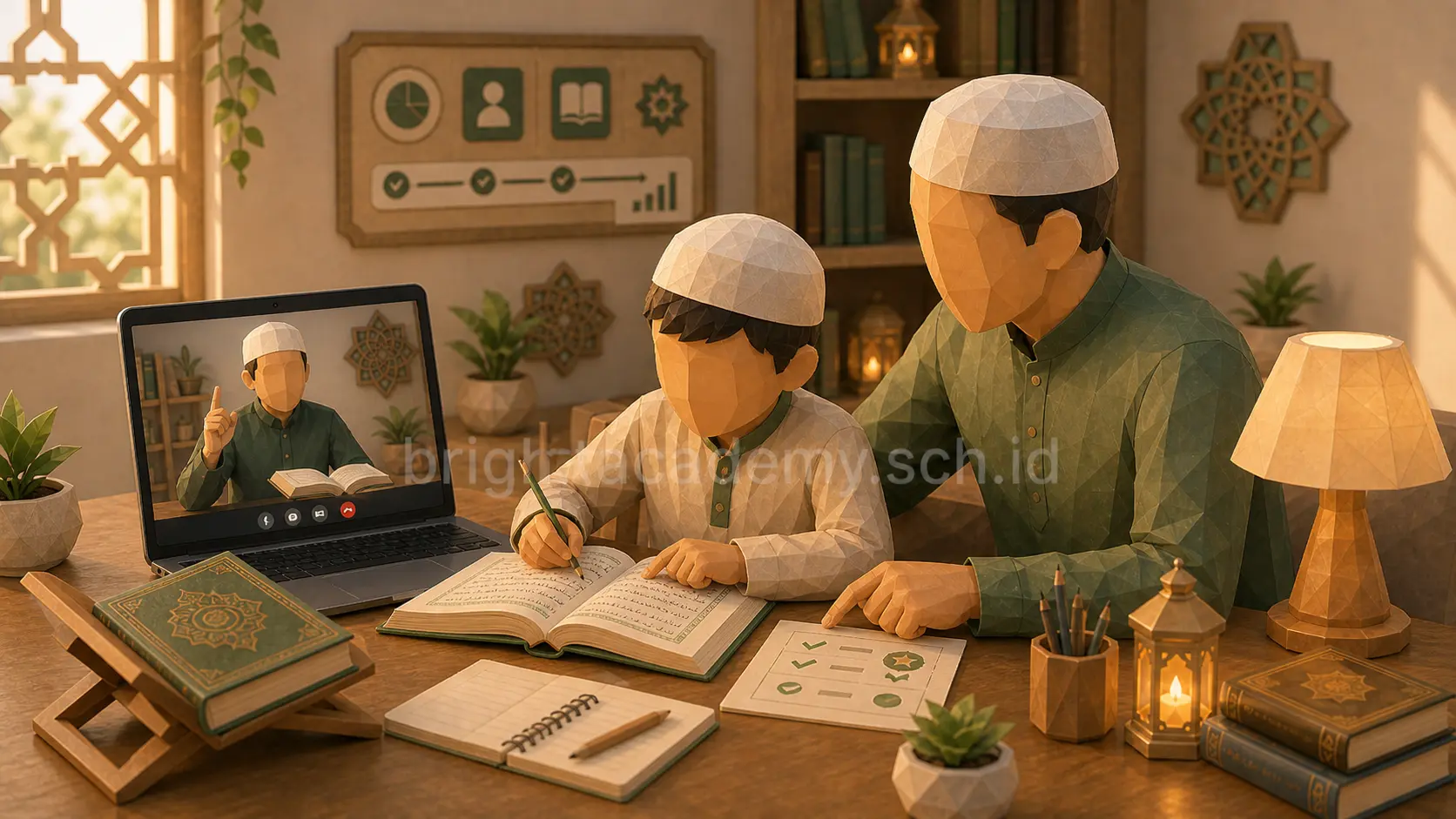 Kemajuan bacaan anak setelah mengikuti kursus tahsin online untuk anak yang belum lancar